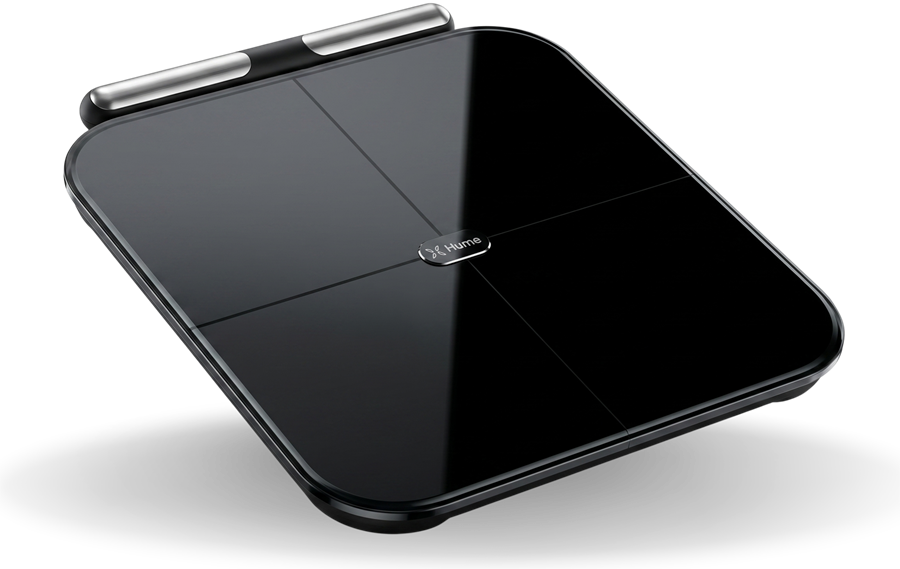 Hume Body Pod, black smart body composition scale